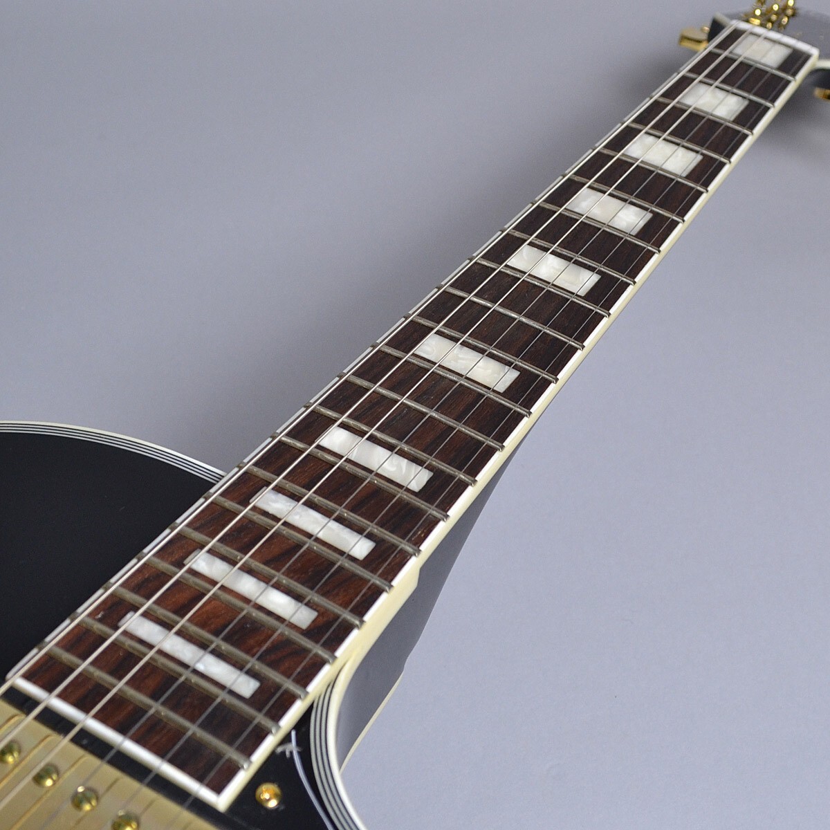 Burny SRLC55 Black Les Paul Custom Type Electric Guitar From Burny SRLC55 Black Les Paul Custom Type Electric Guitar From