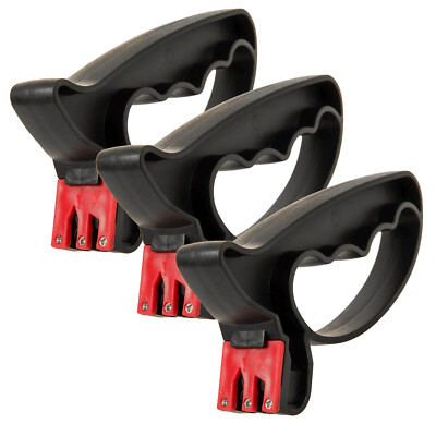 3x Messer- und Scherenschärfer 2in1 Messerschärfer Edelstahlklinge Schleifgerät