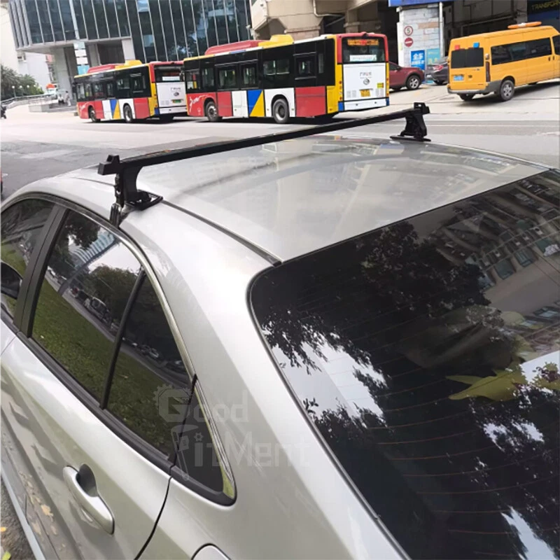 54" Top Roof Rack Cross Bar Luggage Cargo Carrier+Lock For Hyundai Accent Sedan Foto 4 de 4