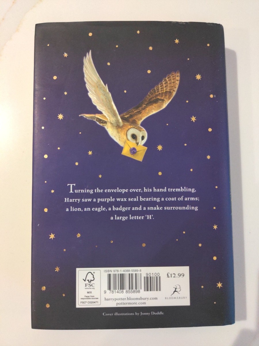 Harry Potter and the Philosopher's Stone Hardcover Book JK