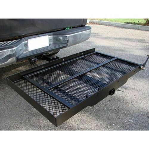Foldable Electric-Wheelchair Hitch Carrier Mobility Scooter Rack Loading Ramp