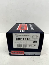 FRONT Brake Pad Set FOR OPEL VAUXHALL AGILA SUZUKI IGNIS Borg & Beck BBP1713