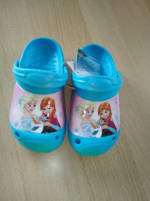 APL Glogs bambini motivo regina di ghiaccio congelate taglia 30 31 pantofole da casa Walt Disney