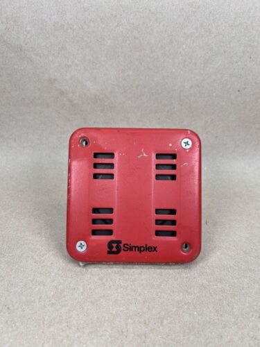 Simplex 2901-9838 Fire Alarm Horn Wall Red - Photo 1/5