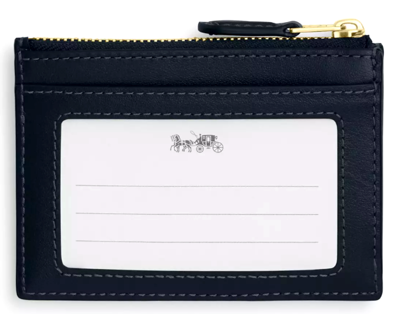 💙Coach Mini Skinny Id Case - Midnight Navy Signature 💙Coach Mini Skinny Id Case - Midnight Navy Signature