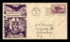 CONNECTICUT TERCENTENARY FIRST DAY ISSUE SCOTT 772 DYER CACHET US COVER