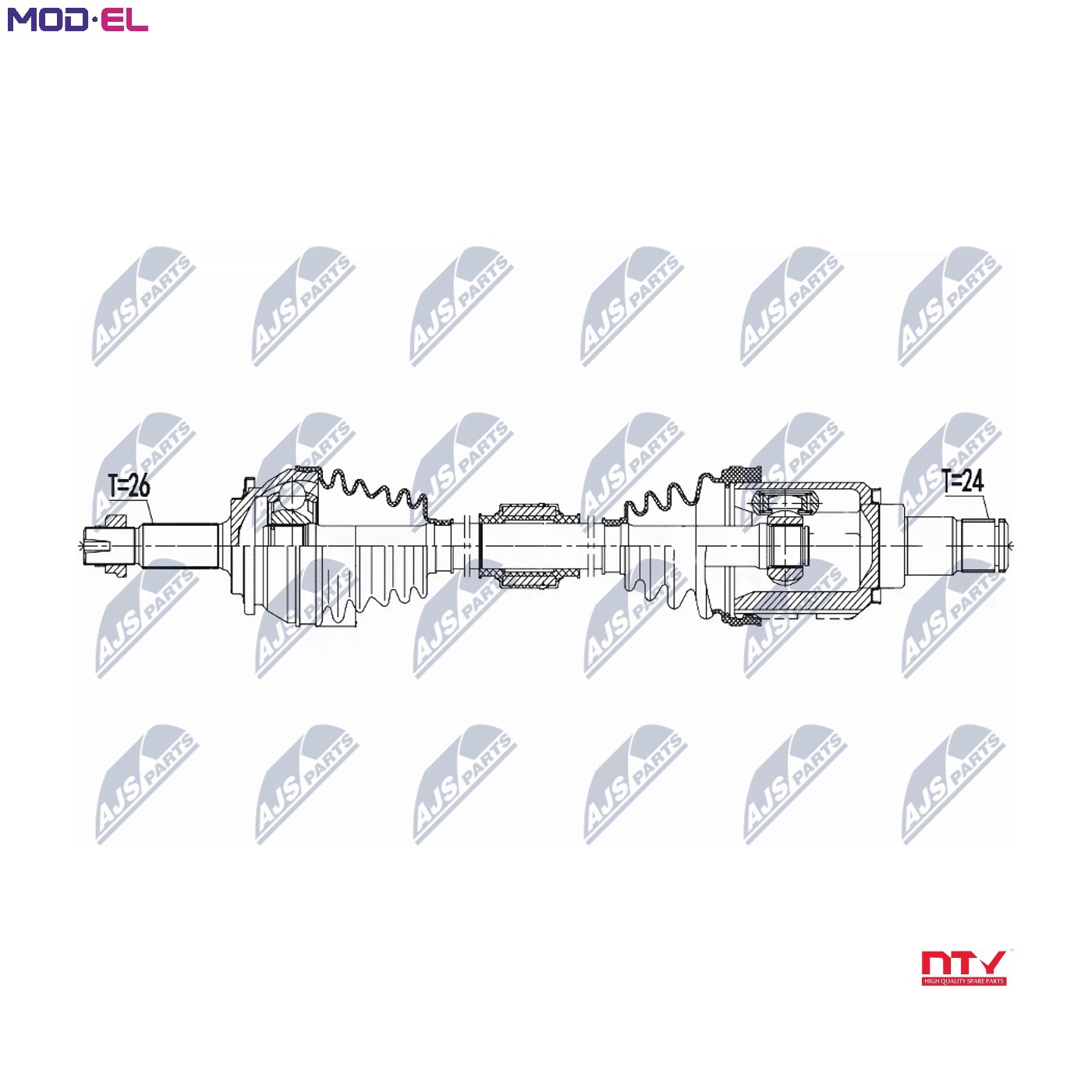 N.T.Y. NPW-TY-096.NTY Drive Shaft for TOYOTA - Image 7