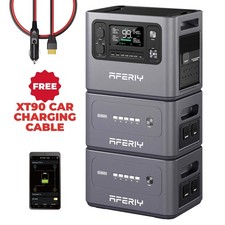 Portable Power Station 2800W 6144Wh Expandable Battery LifePO4 BMS AFERIY P280