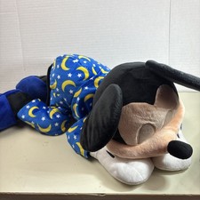 DISNEY PARKS Sleeping MICKEY MOUSE In Pajamas DREAM FRIENDS 26" Pillow Toy PLUSH