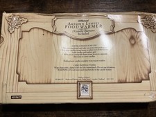 Vintage Table Top Food Warmer with 2 Candle Burners Energy Saving