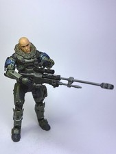 OOP McFarlane Halo: Reach Series 6 Jun (Unhelmeted) 6" Action Figure - Loose