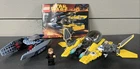LEGO 7256 Star Wars Jedi Starfighter & Vulture Droid 99% Complete w/ Minifigure