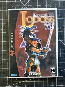 Dreamcast Record of Lodoss War You Choose Custom Case Color - NO Game or Manual