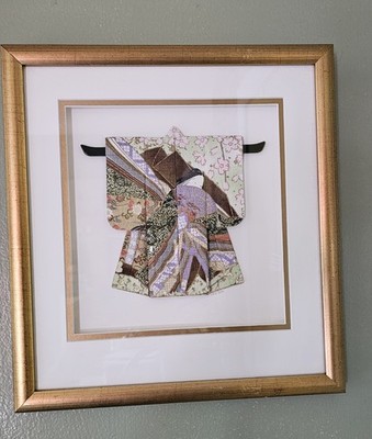 Rosella Harrison Peck Framed Japanese Kimono Wall Art Ltd Ed 143/300 COA
