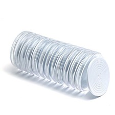 20Pcs Clear Coin Capsule Display Storage Box 46mm Collection Holder Container M