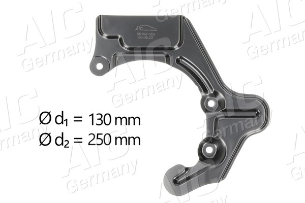 Spritzblech Bremsscheibe AIC 56158 Stahlblech FüR VW Polo 3 6N1 Lupo 1 6X1 6E1-image