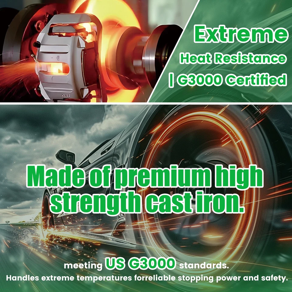 Front Ceramic Brake Kit for Chevrolet Astro / Avalanche 1500 / Express 1500 2500 - Image 4 of 4