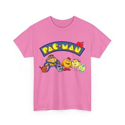 Pac-Man T-Shirt - Ms Pac-Man, Baby Pac - Hanna-Barbera Saturday Morning Cartoon