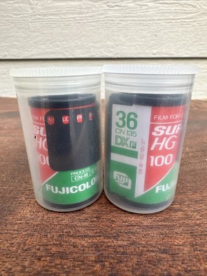 Vintage Fujicolor Super HG 100 ISO 36 Shots ColorFilm 35mm Expired Lot of 2