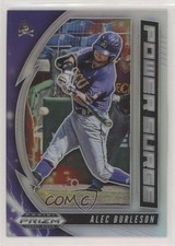 2020 Panini Prizm Draft Picks Power Surge Silver Alec Burleson #PDP174 1u6