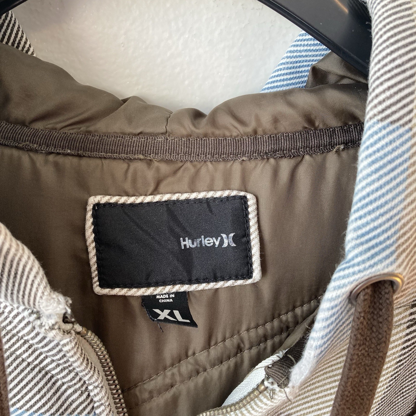 Hurley Mens Patchwork Jacket 2008 Snap Pockets Gr… - image 5