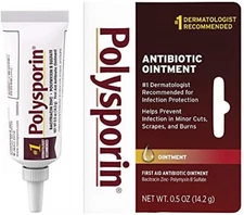 Polysporin First Aid Topical Antibiotic Skin Ointment with Bacitracin Zinc &... 