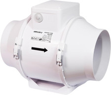 Aventa 150B Ventilatore Estrattore In-Linea – 150Mm – 30W a Risparmio Energetico