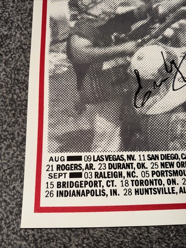 Jane's Addiction Autographed 2024 Original Tour Poster with Love and Rockets - Picture 2 of 5