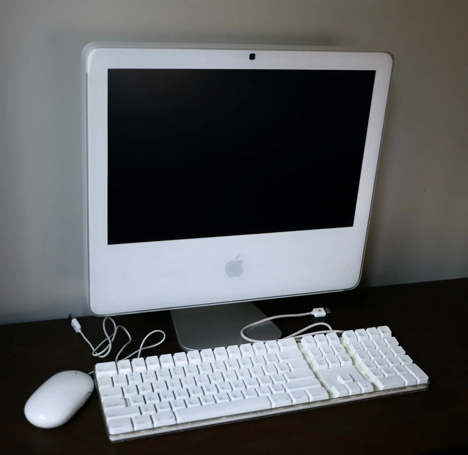 Apple iMac LEOPARD Core 2 Duo 1.83 17" MA710LL 2006 2GB RAM  512GB SSD TESTED - Image 2 of 4