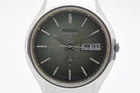 【EXC +5】SEIKO 3863-7010 Vintage "KANJI" Quartz Day/Date Black Dial Men's Japan