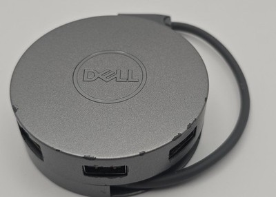 Dell DA310 USB C Mobile Adapter 7 in 1 Multiport Dock Gray Tested