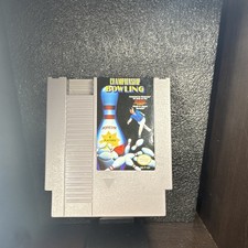 Championship Bowling - Nintendo NES Game Cart - Tested & Cleaned