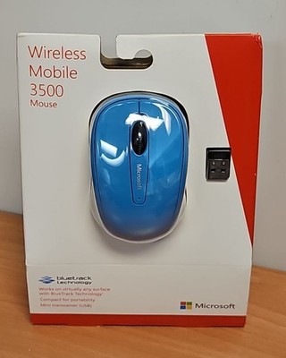 Microsoft Wireless Bluetooth Mobile 3600 Red Mouse, New Sealed Unused. Discontd