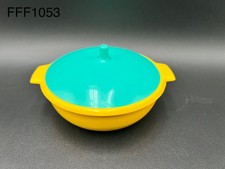 Vintage - Little Tikes - Yellow Pot w/ Aqua Lid