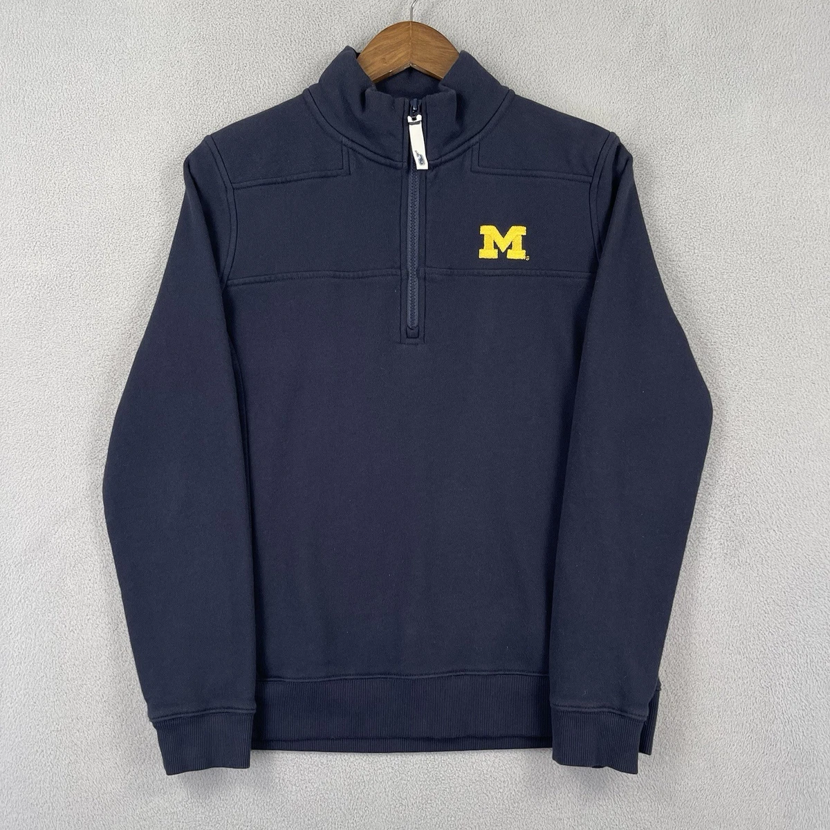 Gilet Pull Vintage Michigan Wolverines - Cardigan Bleu - Taille M - NEUF RARE
