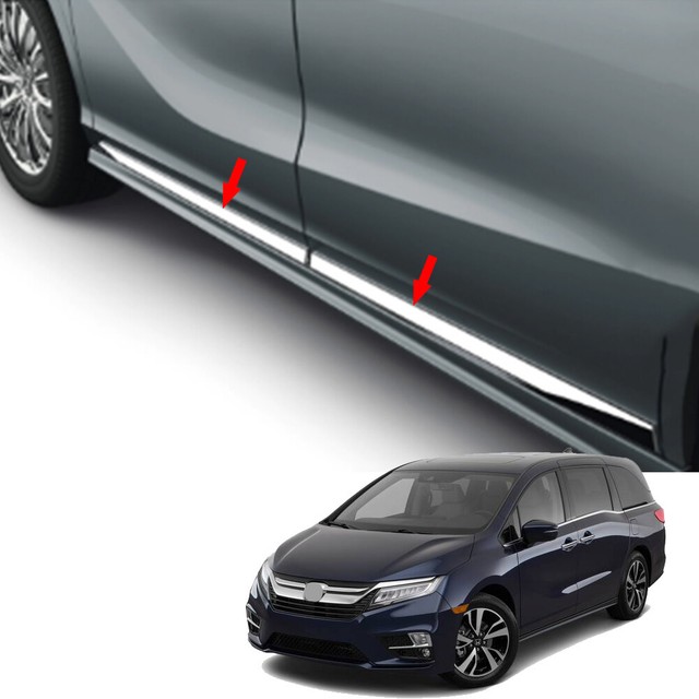 FOR Honda Odyssey 20182020 ABS Chrome Body Side Door Molding Line