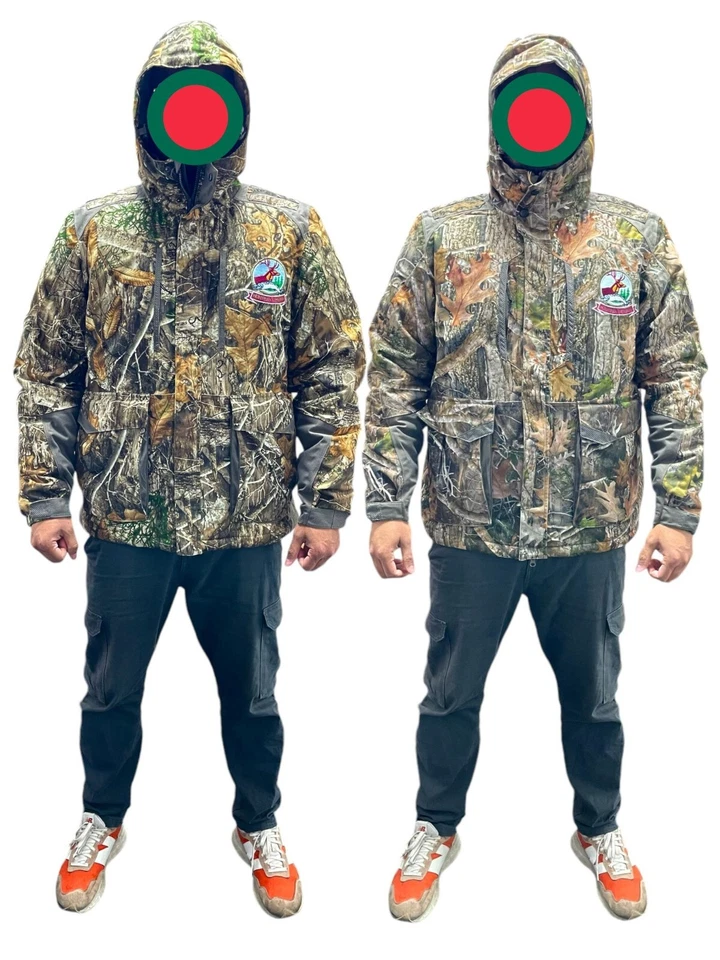 Mens Realtree Hunting Fishing Heavy Padded Waterproof Jacket Coat Shooting 43-01 - Image 3 of 3