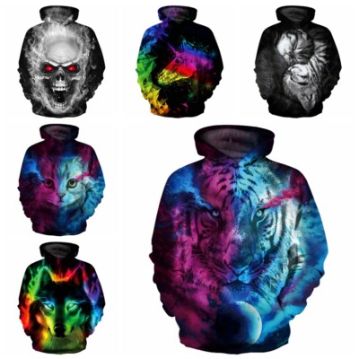 Kinder Jungen Hoodies Sweatshirts Mädchen 3D Print Hooded Pullover Tragen Jacke