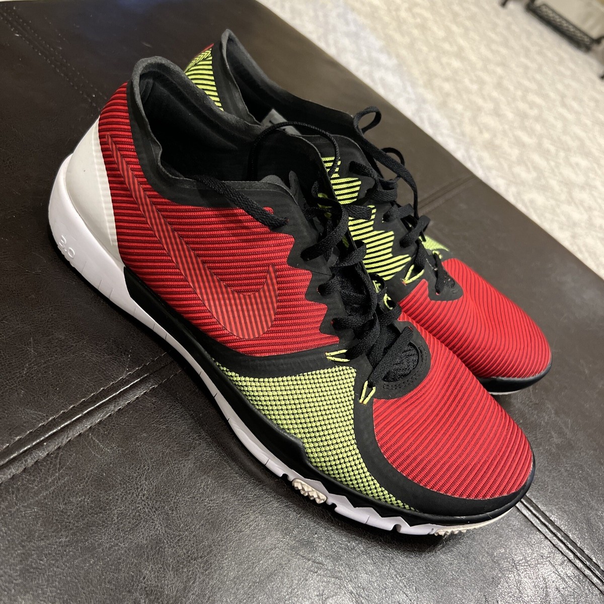 Nike Free Trainer 3.0 V4 Men's Size 12 Red Green Running Nike Free Trainer 3.0 V4 Men's Size 12 Red Green Running