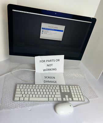 Apple iMac A1418 20'' 1TB Bundle Mac OS X Sierra 2GB RAM ( SCREEN DAMAGE)