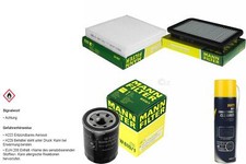 MANN FILTER Paket MANNOL Klimareiniger für Suzuki Swift III MZ EZ 1.5 1.3