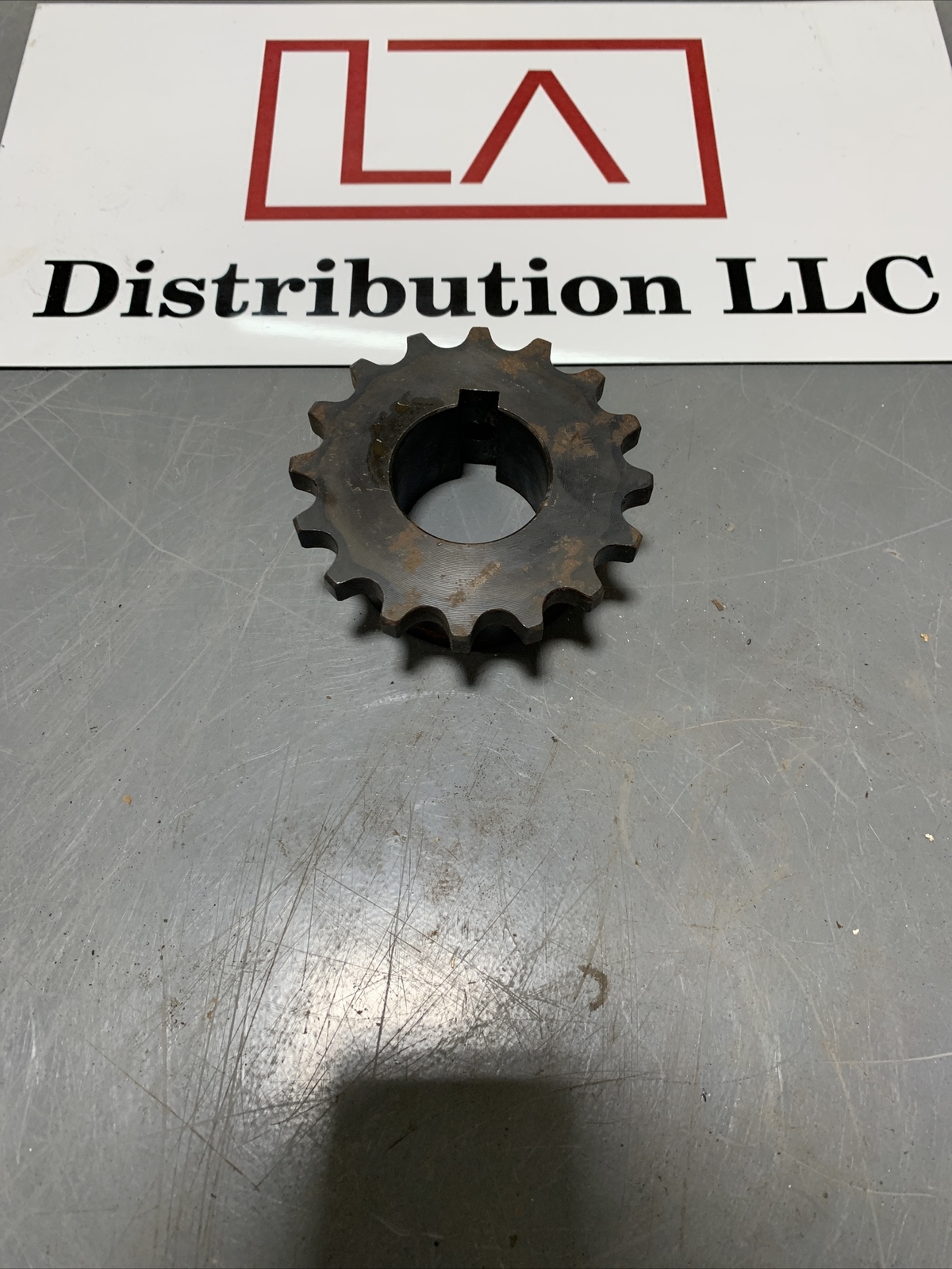 NEW McMASTER CARR ROLLER CHAIN SPROCKET 5016 CPLG FLG X 1.438 KW GLI