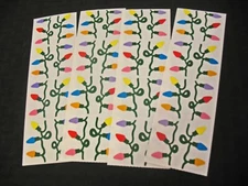 Mrs Grossman LOT -4 Strips Top Hats, Christmas, Roses, Confetti STICKERS--Choose
