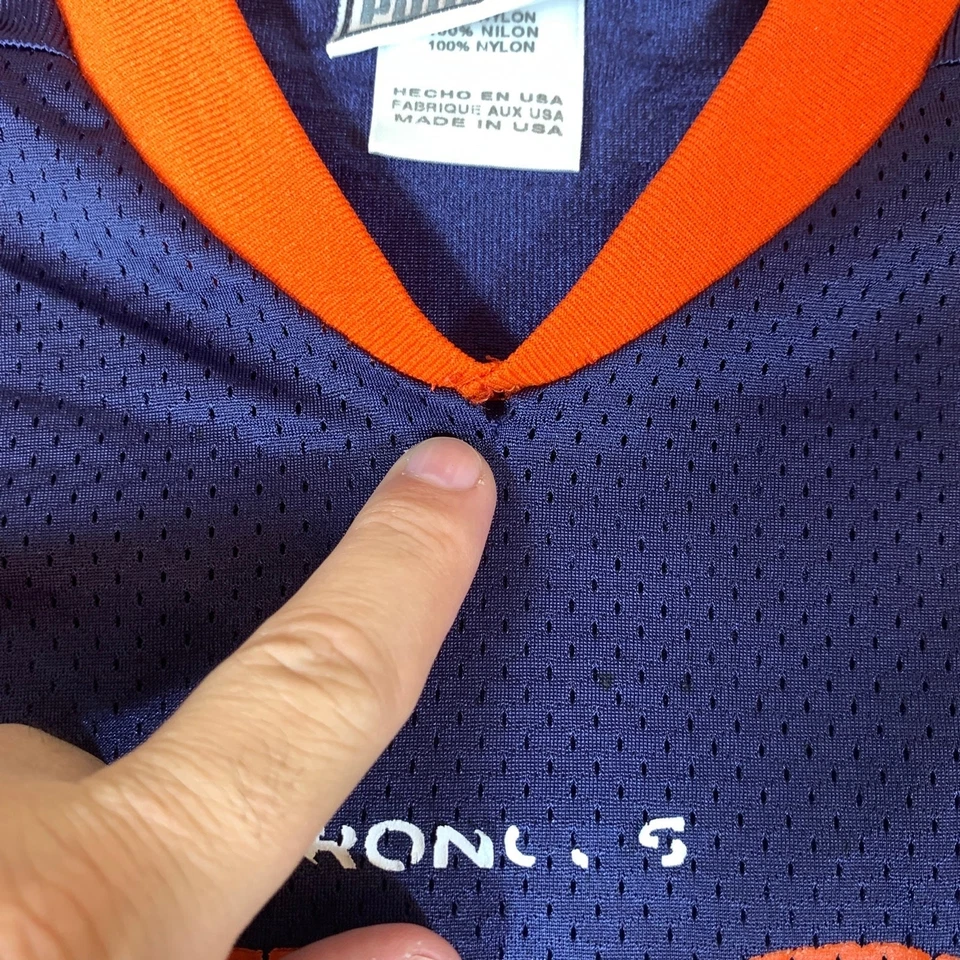 Vintage Terrell Davis Puma denver broncos youth jersey large USA - Image 4 of 4