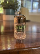 1 Sylvania 7199 Vacuum Audio Tube Green Label TV-7 Tested STRONG  			