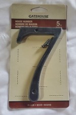 Gatehouse - House Number - BLACK 5" - Number 7 - new