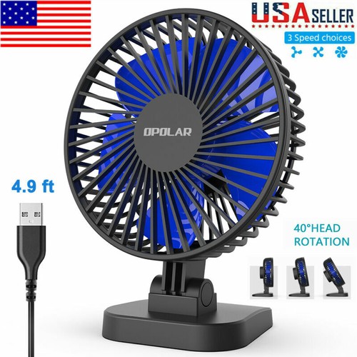 USB Desk Fan Small Quiet Fan 