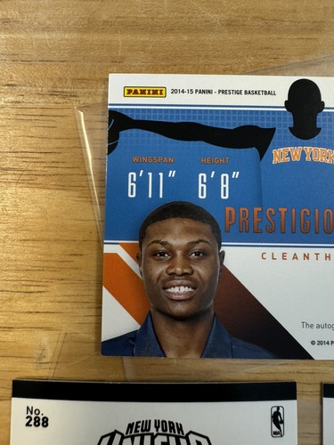 2014-15 Panini Cleanthony Early 3-card Rookie Lot (Auto And 2 Base RCs) Lot - Picture 17 of 24