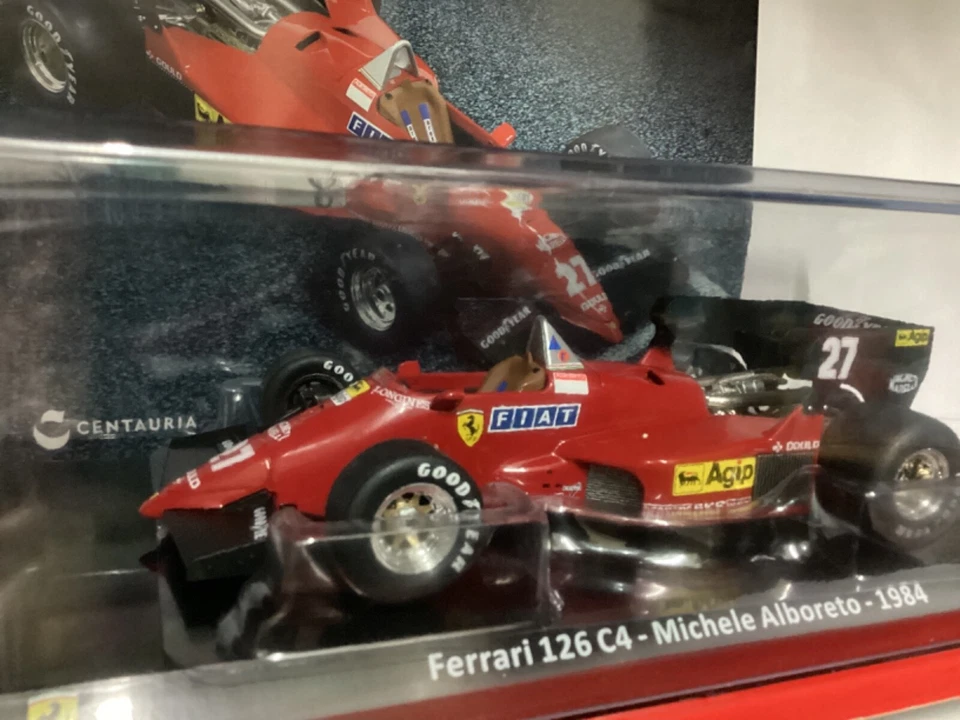 F1 Ferrari 126 C4 Michele Alboreto 1984 1/24. Die Cast - Image 2 of 4