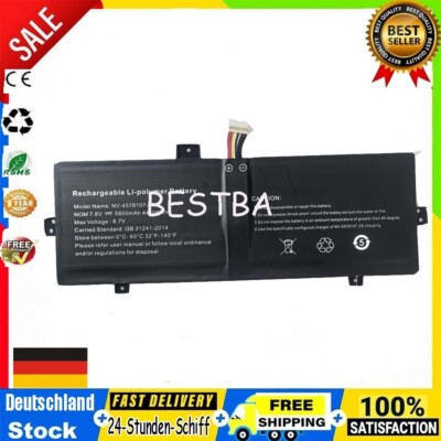 Akku NV-3379107-2S NV-4578107-2S 3882229C für Genuine Geobook 120 IOTA FLO/64GB